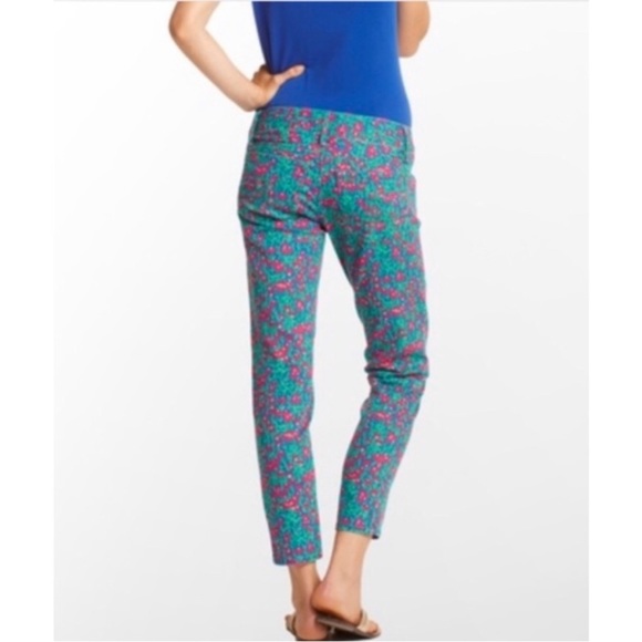 New Lilly Pulitzer Worth Skinny Mini Jeans - Picture 2 of 15